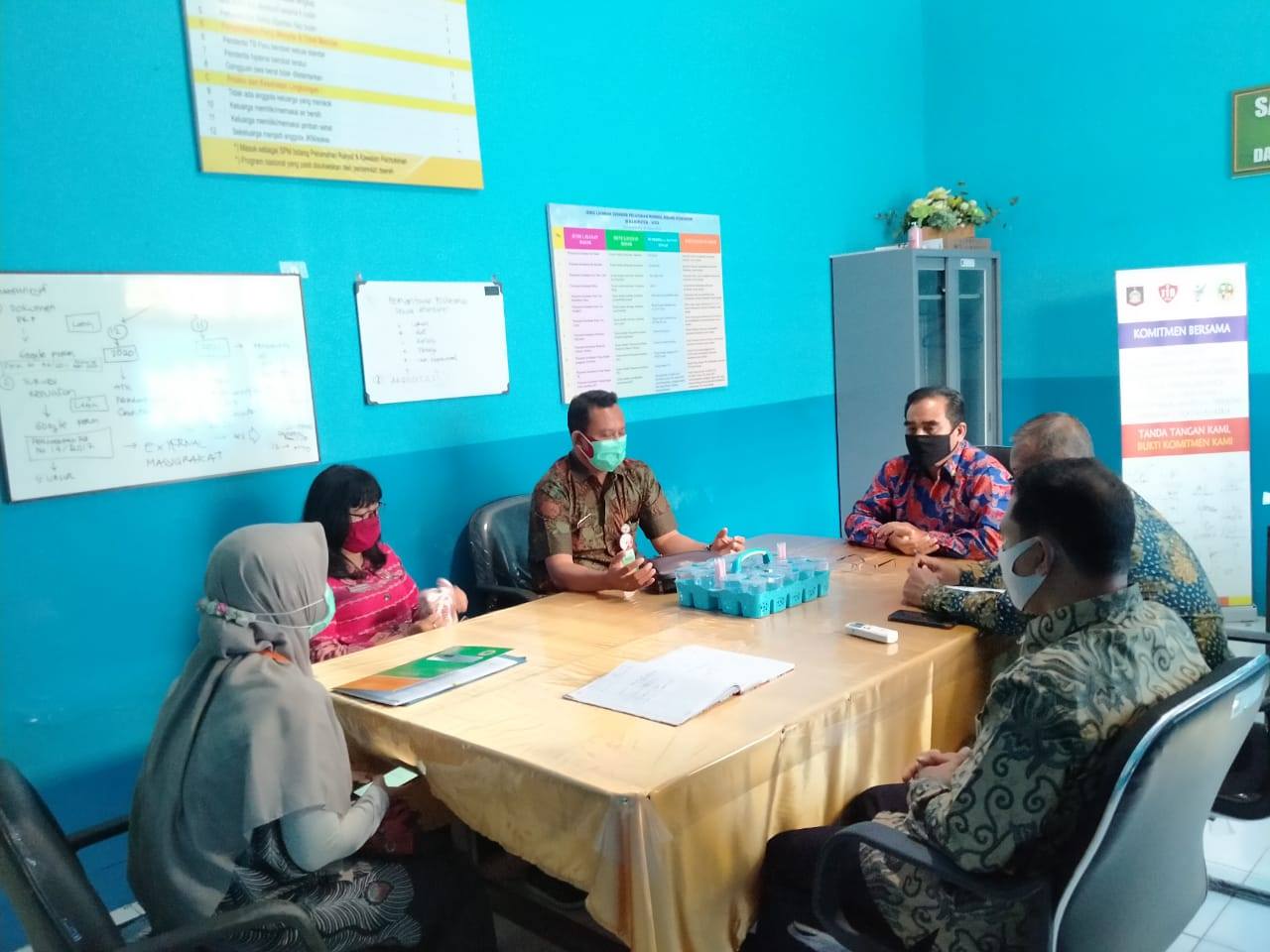 MONEV PERJANJIAN KERJASAMA, RSJMS LAKUKAN KUNJUNGAN KE DINAS KESEHATAN KABUPATEN LOTENG